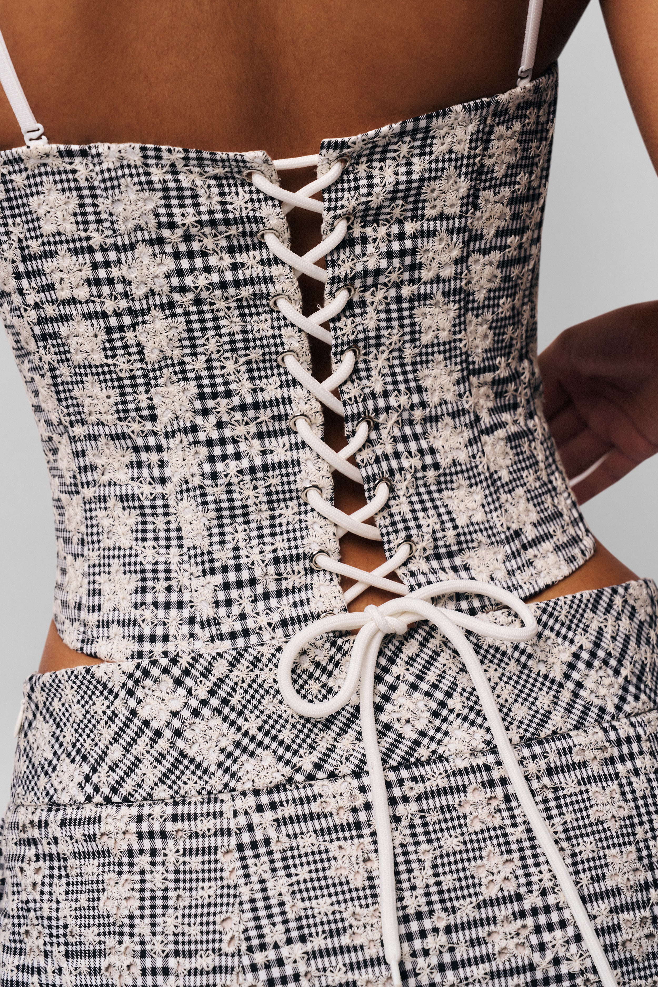 Genevieve Gingham Bustier