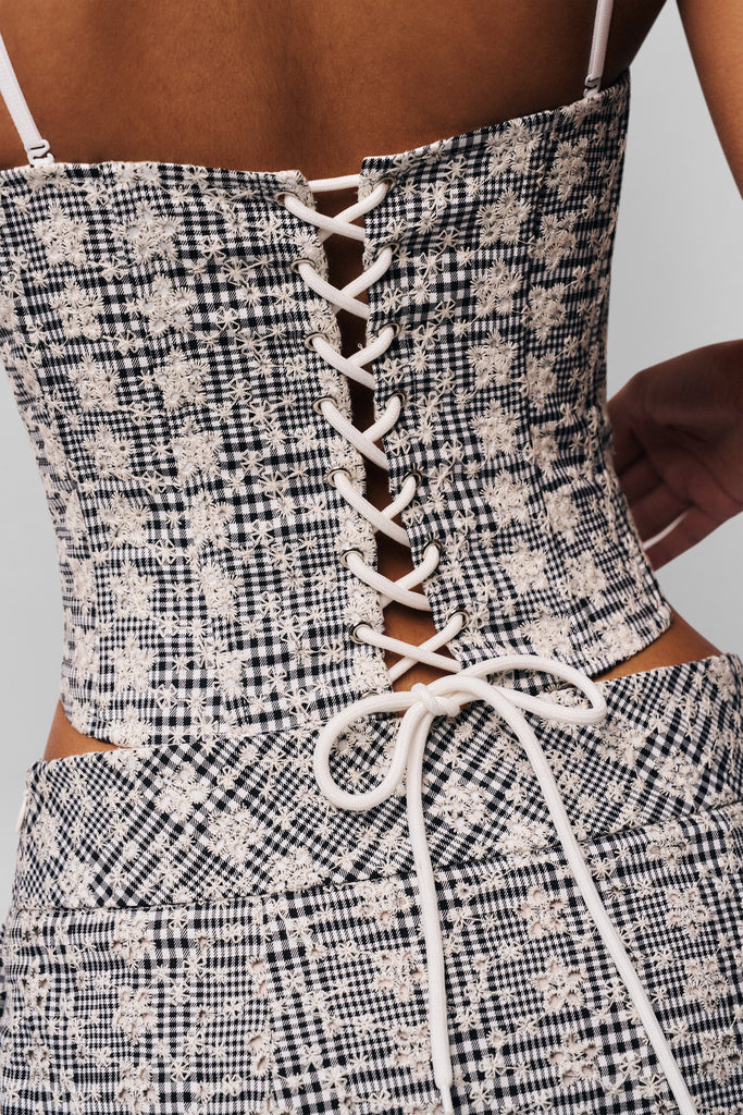 Genevieve Gingham Bustier
