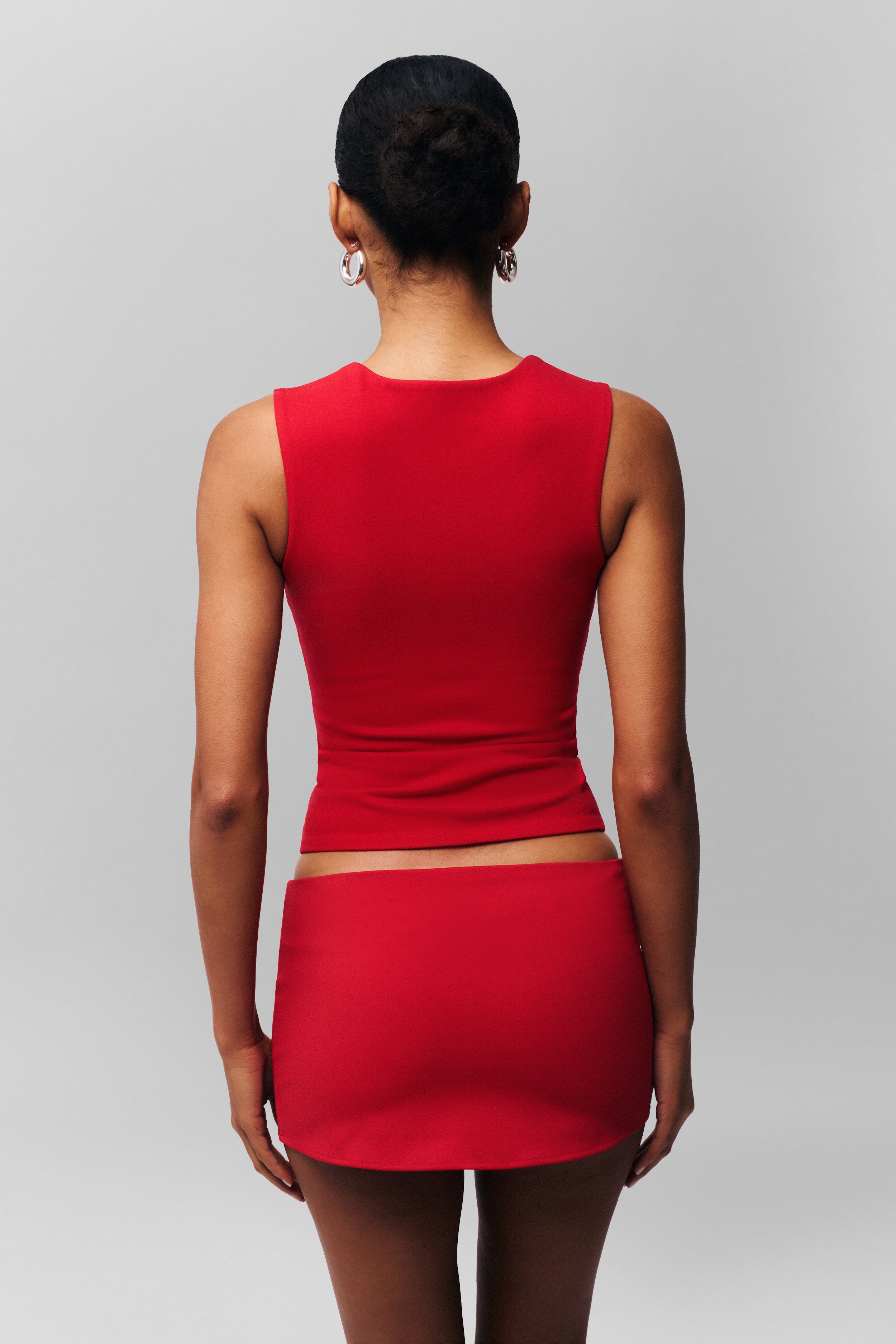 Full Length Celestial Top in Red Love