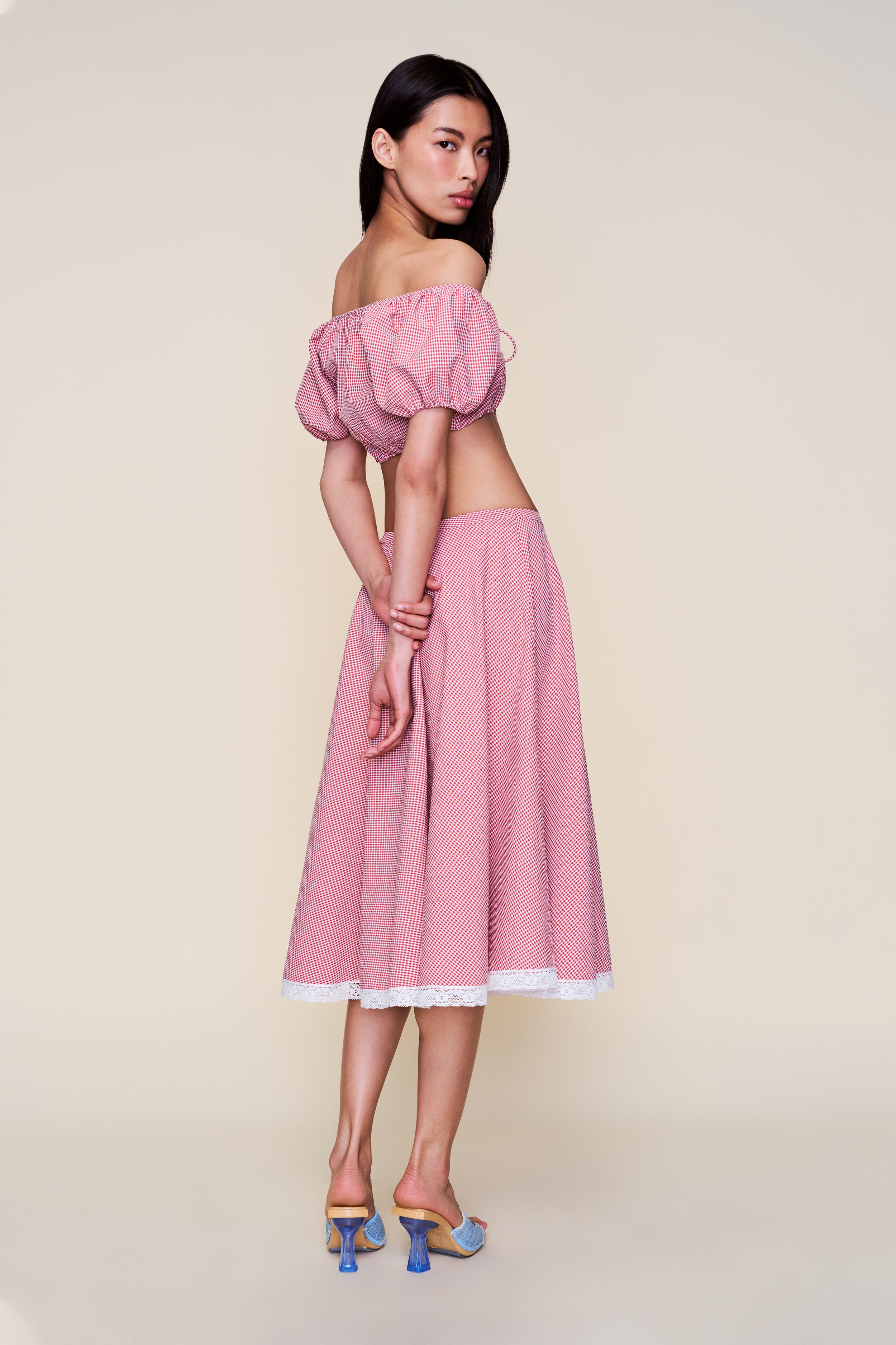 Ravello Gingham Skirt