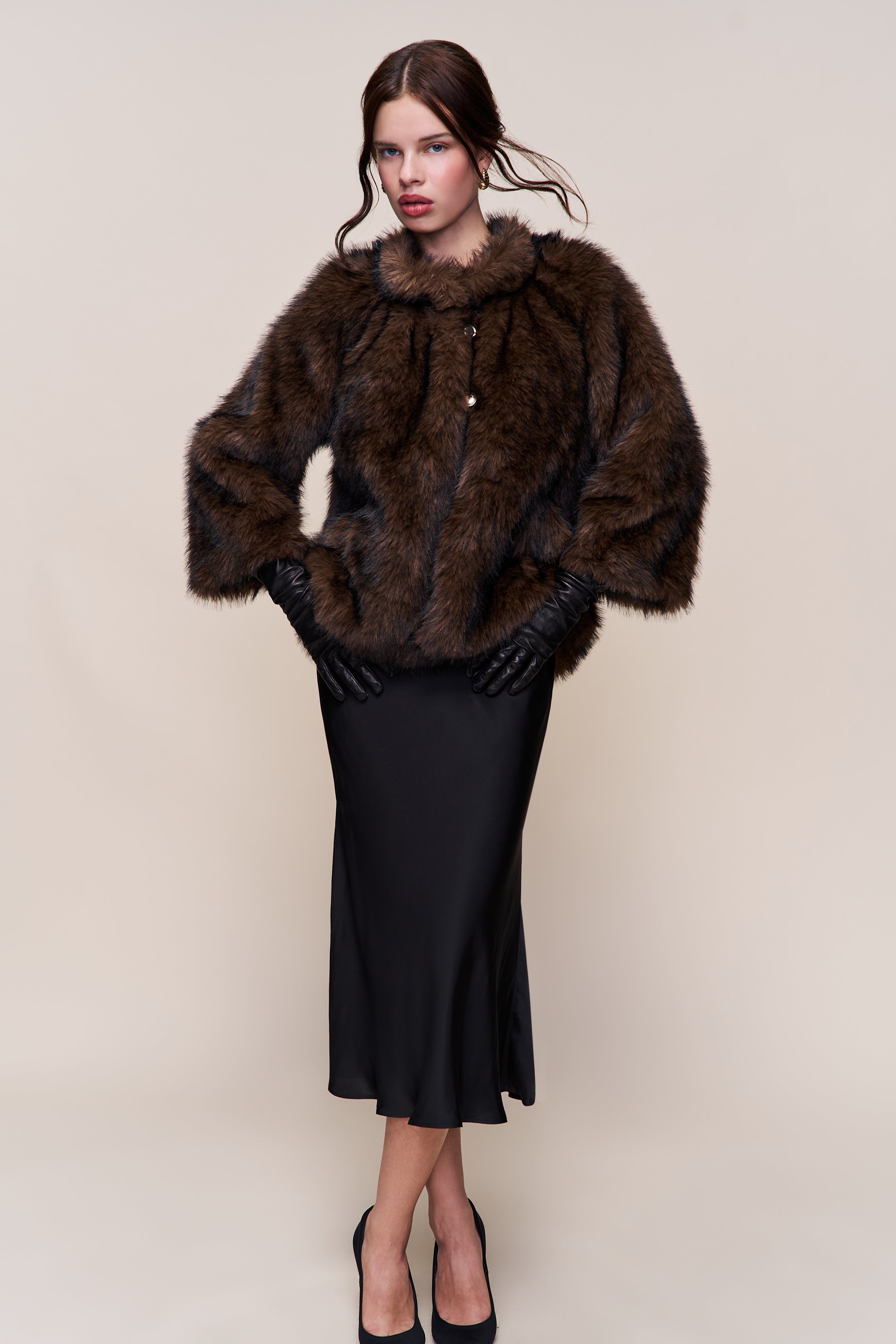 Lucienne Faux Fur Topper