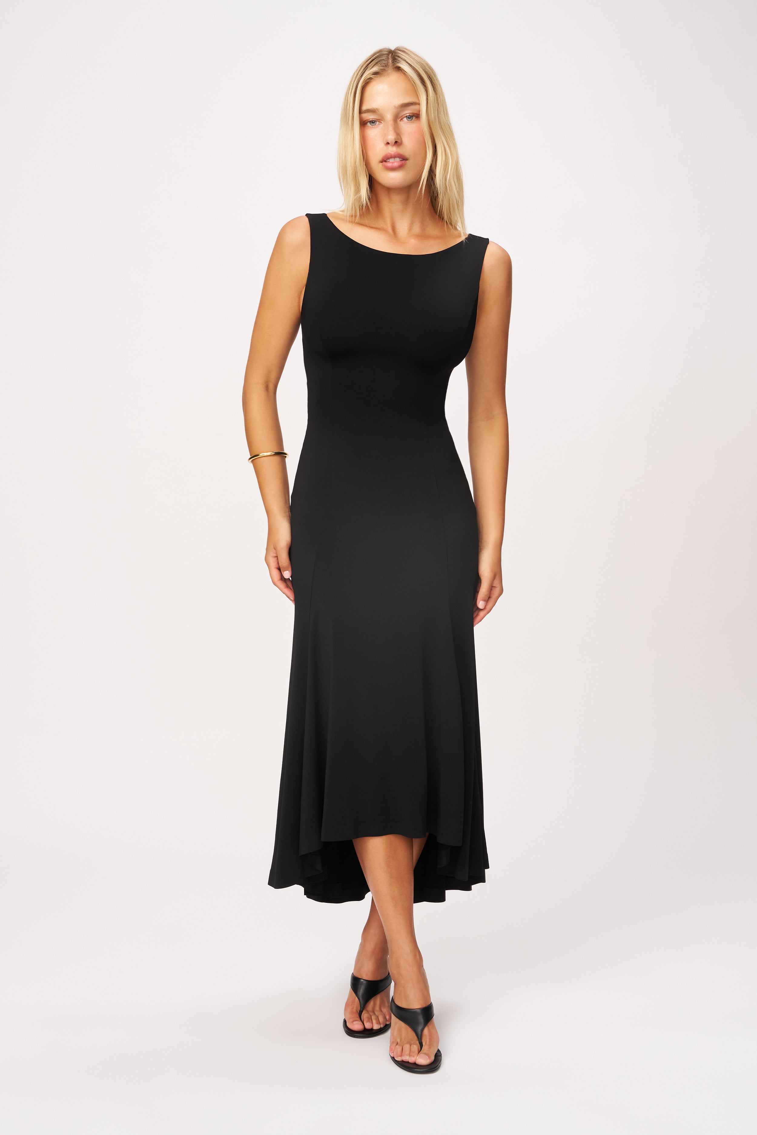 Guizio Daye Midi Dress Black / L Guizio Daye Midi Dress Black / L