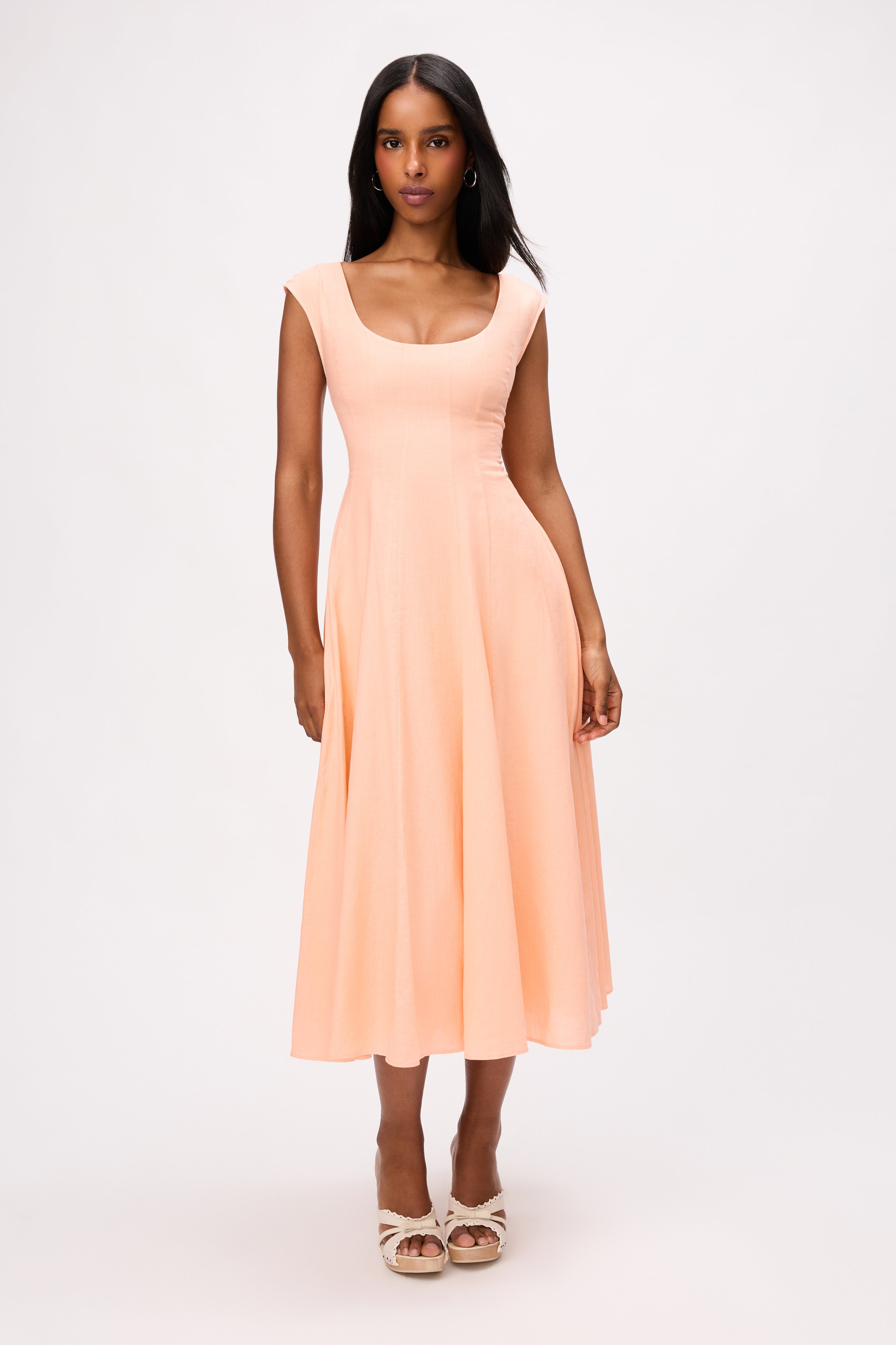 Guizio Leila Dress Peach Dreams / XXS