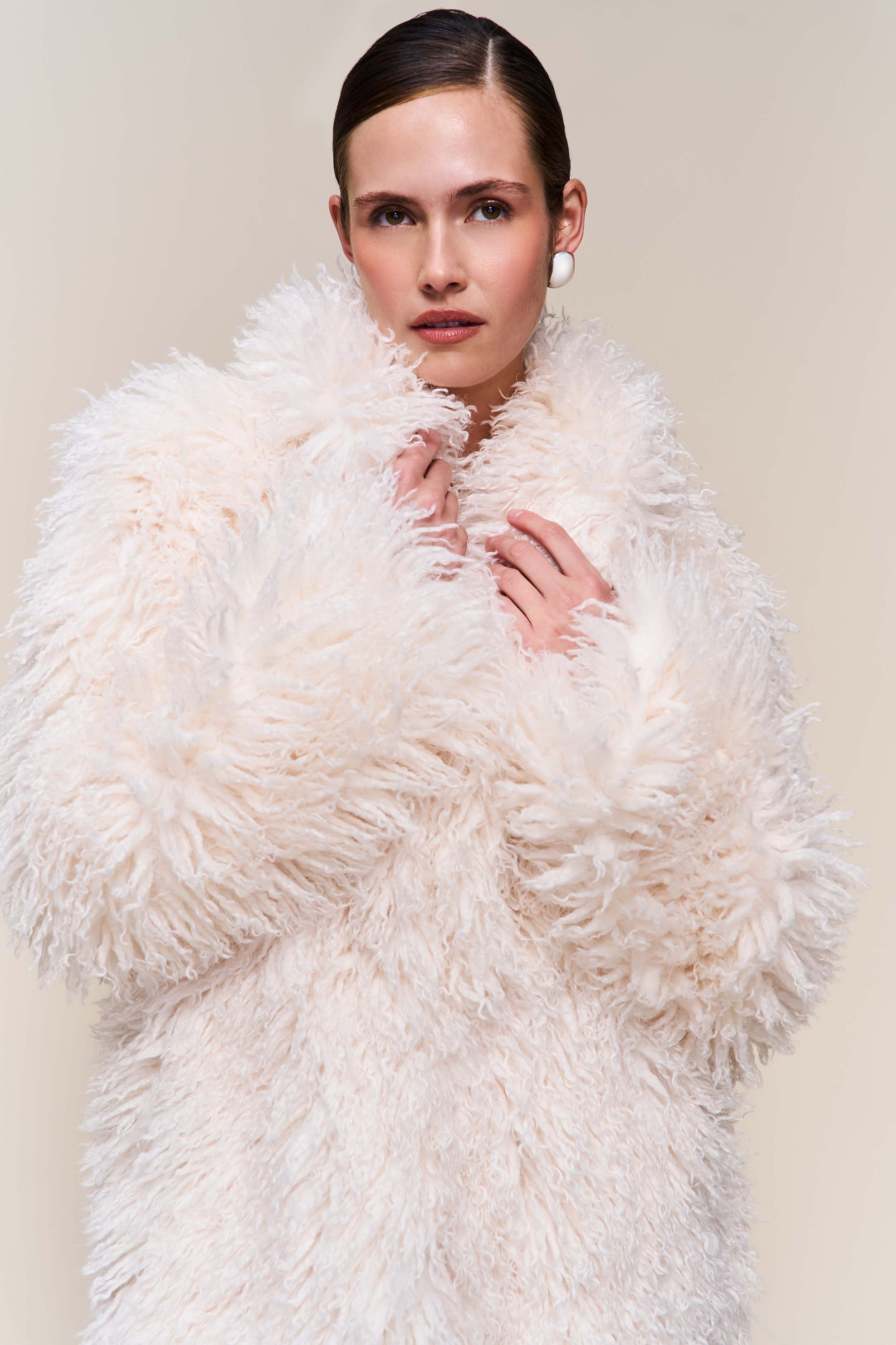 Puglia Maxi Faux Fur Coat