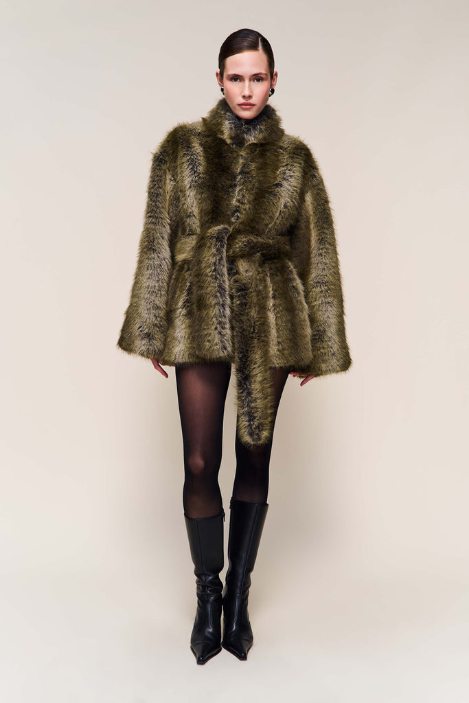 Monroe Faux Fur Coat