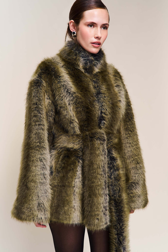 Monroe Faux Fur Coat