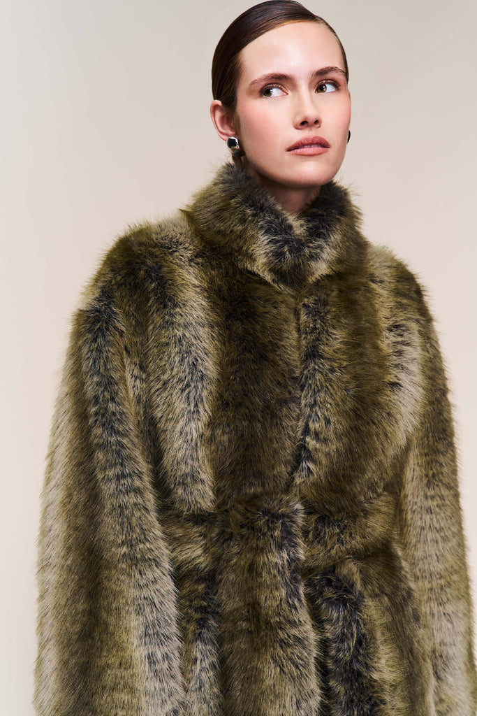 Monroe Faux Fur Coat