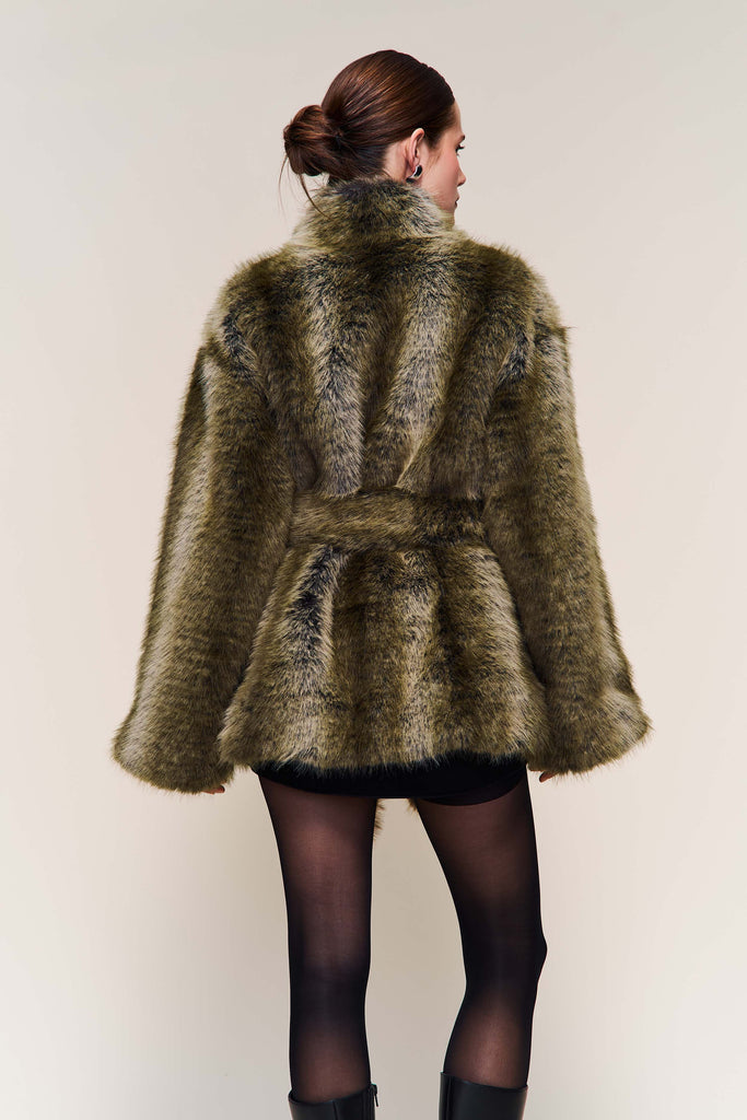 Monroe Faux Fur Coat