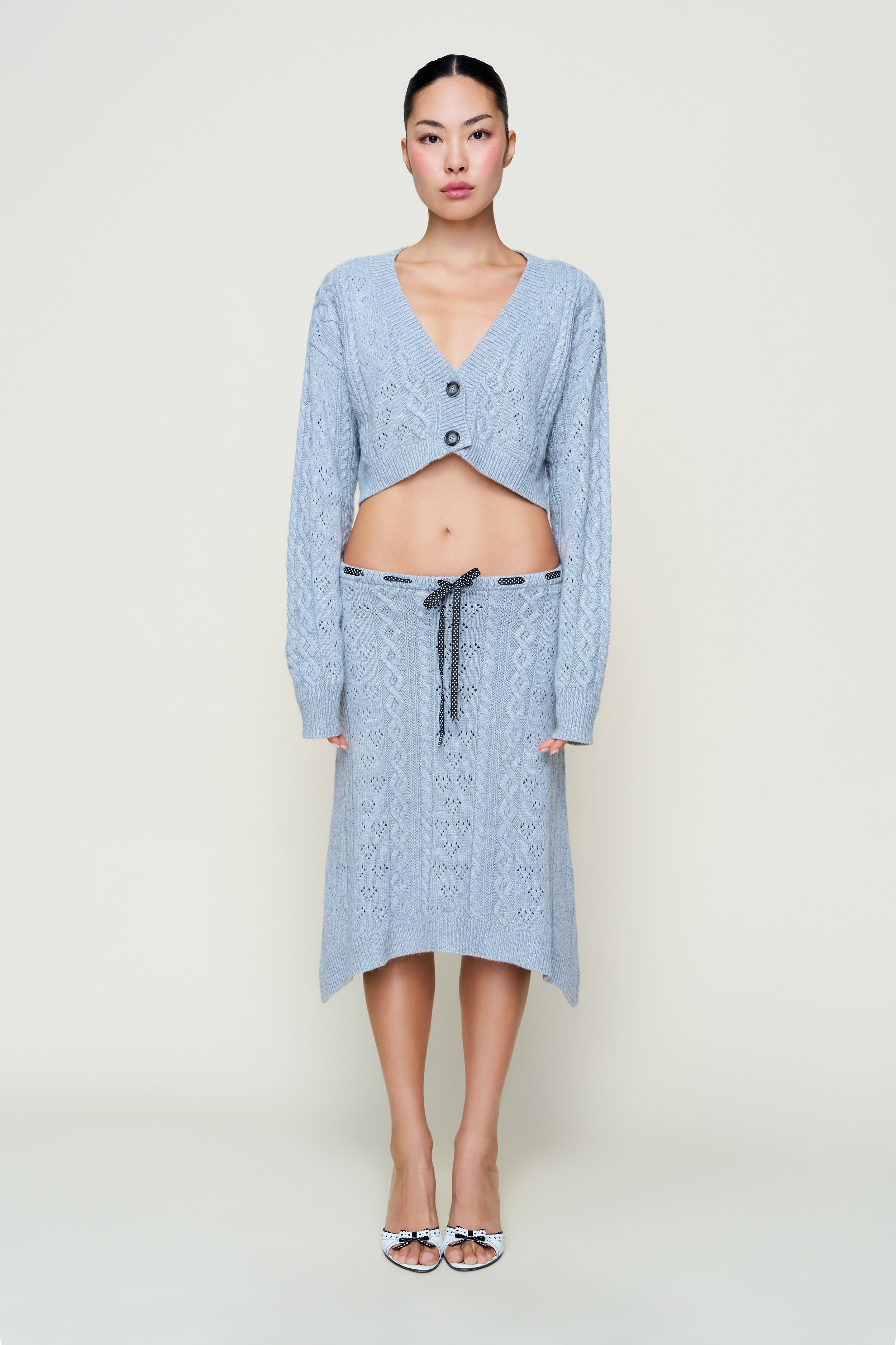 Noah Wool Cable Skirt