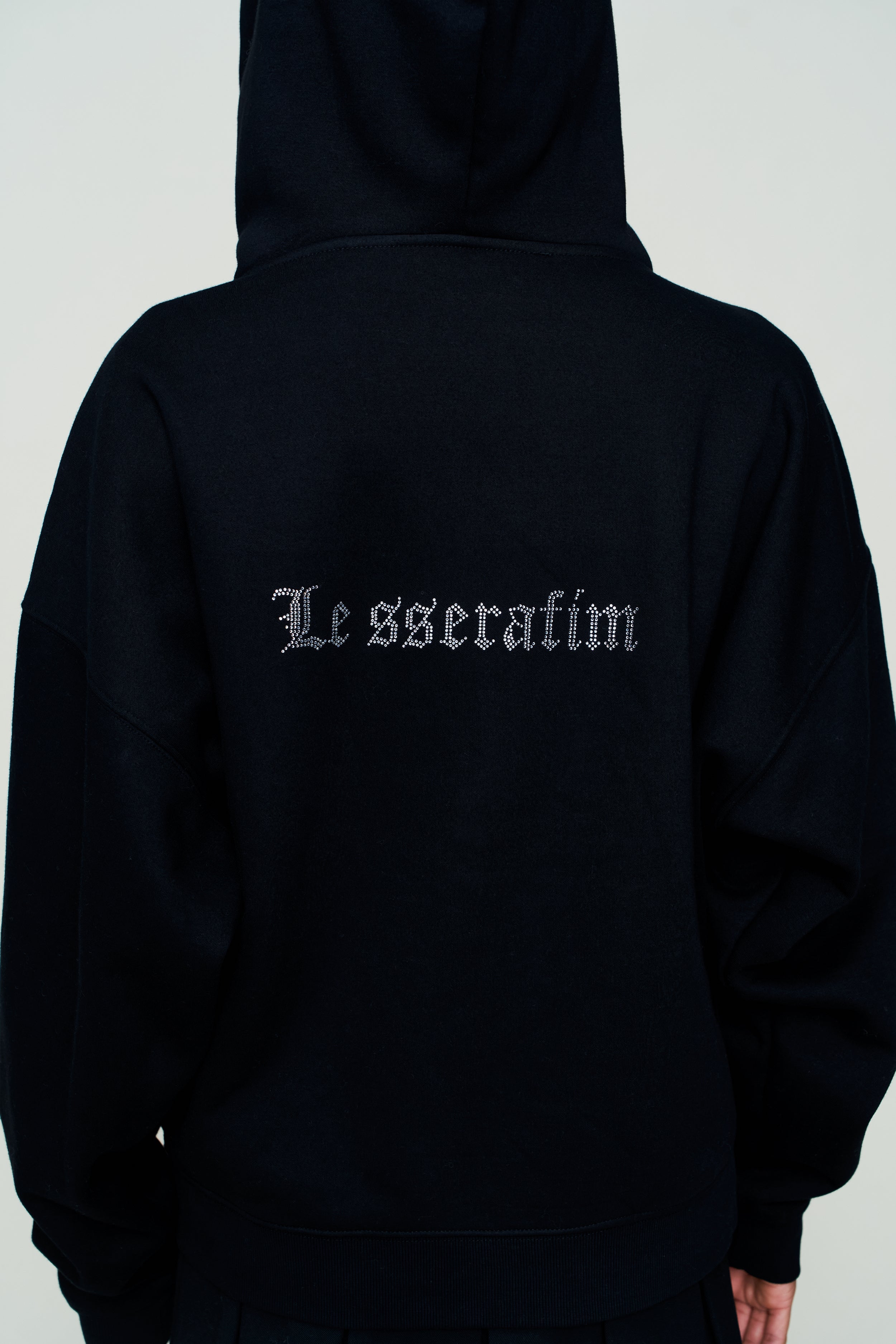 Shiba Zip Up  in Black