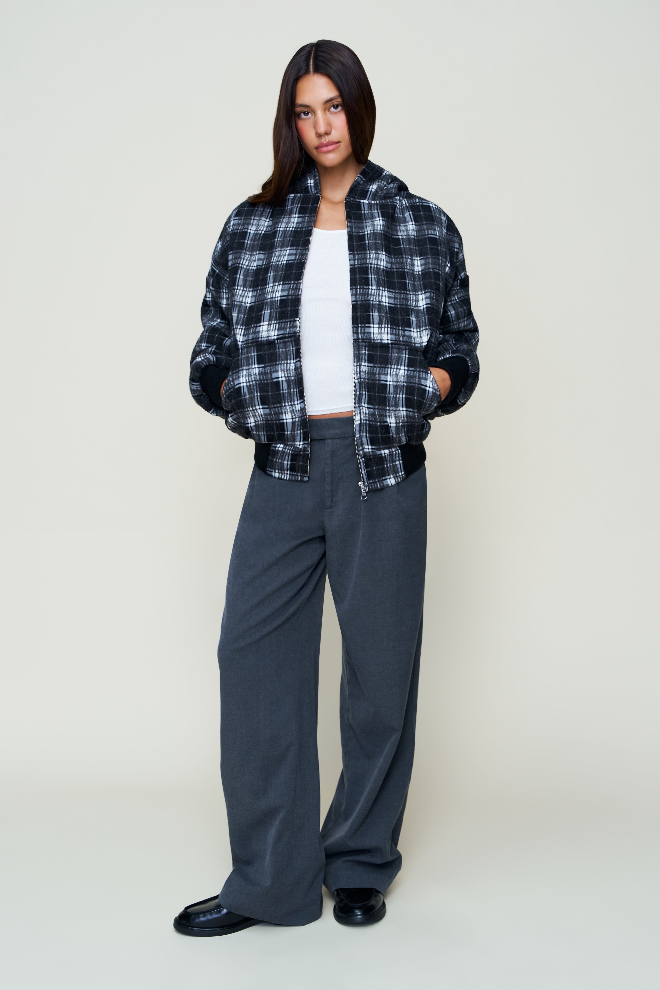 Charli Hooded Quilted Jacket
