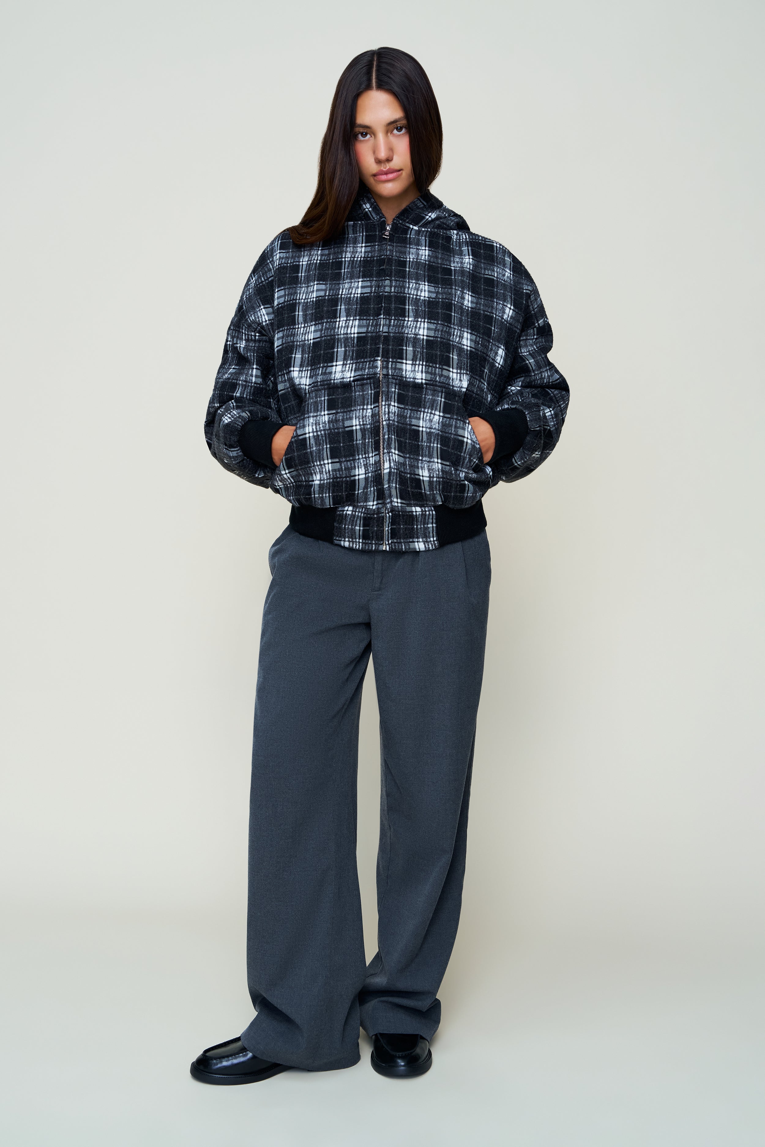 Charli Hooded Quilted Jacket