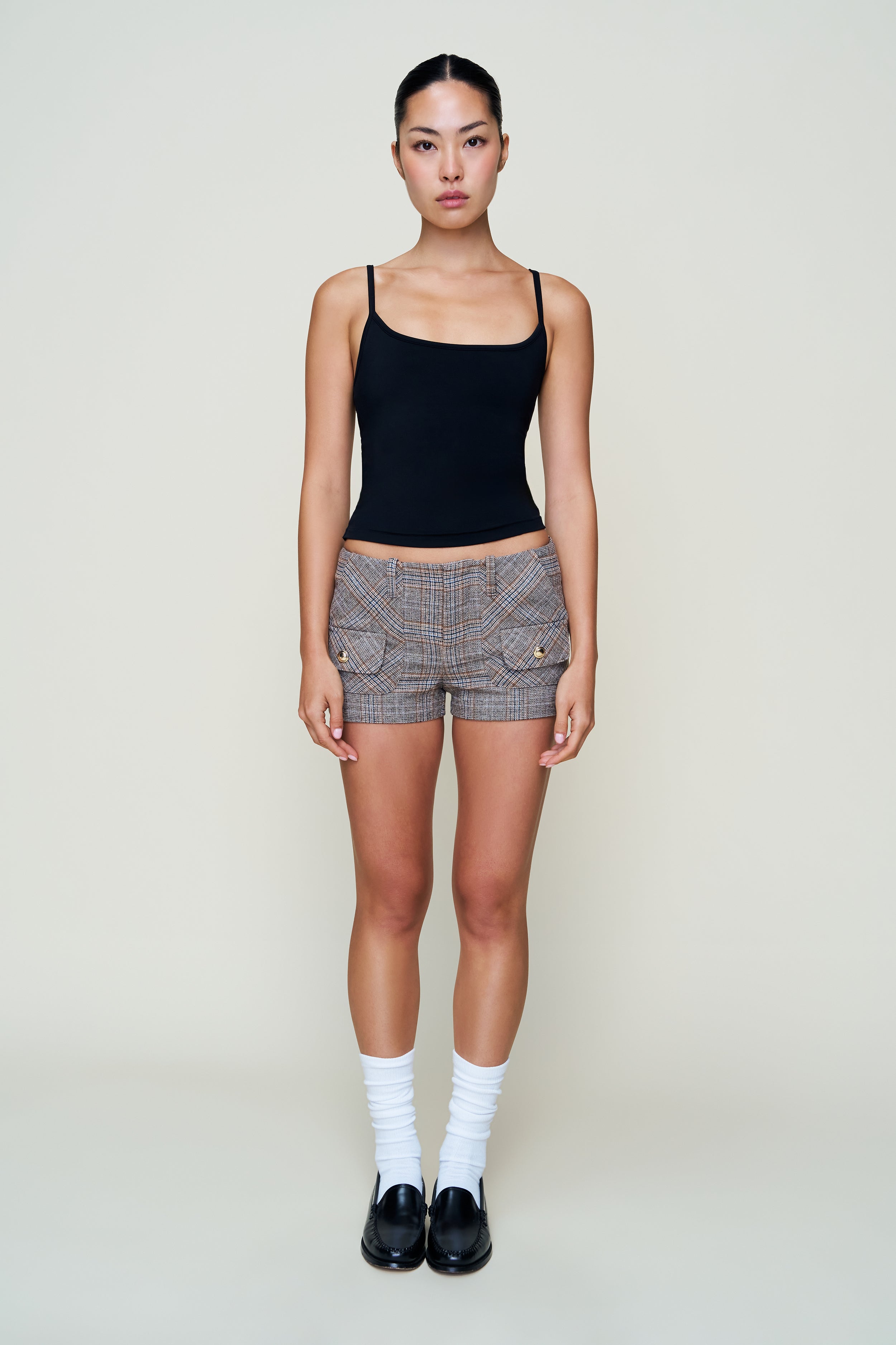 Penelope Patch Pocket Tartan Short