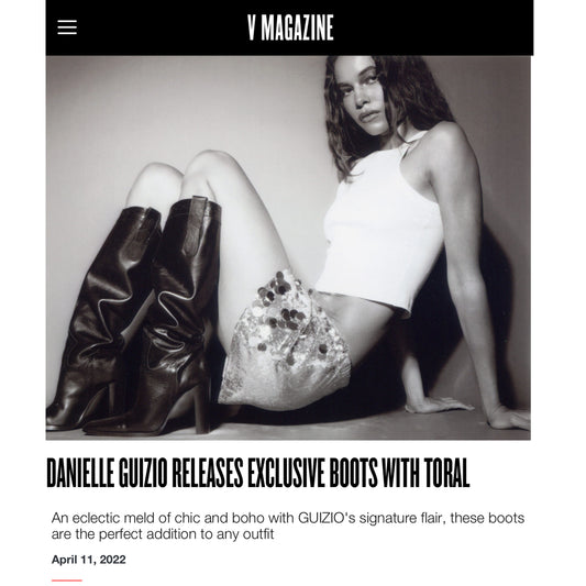 Danielle Guizio x Toral Boots Capsule in V Magazine
