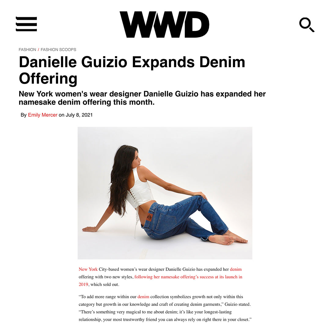Danielle Guizio Expands Denim Offering in WWD
