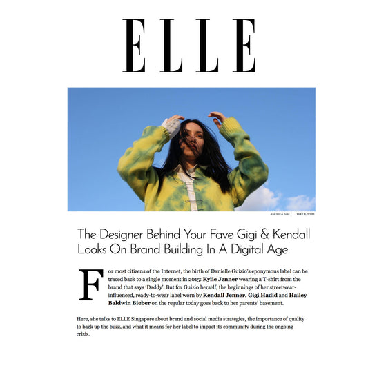 On Designer Danielle Guizio in Elle