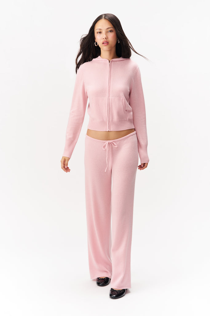 GRACE CASHMERE PANT IN PINK