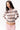 CHLOE CASHMERE SWEATER IN PINK MULTI STRIPE