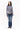 CHLOE CASHMERE SWEATER IN NAVY AND WHITE STRIPE