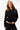 SAMANTHA CASHMERE SWEATER HOODIE IN BLACK