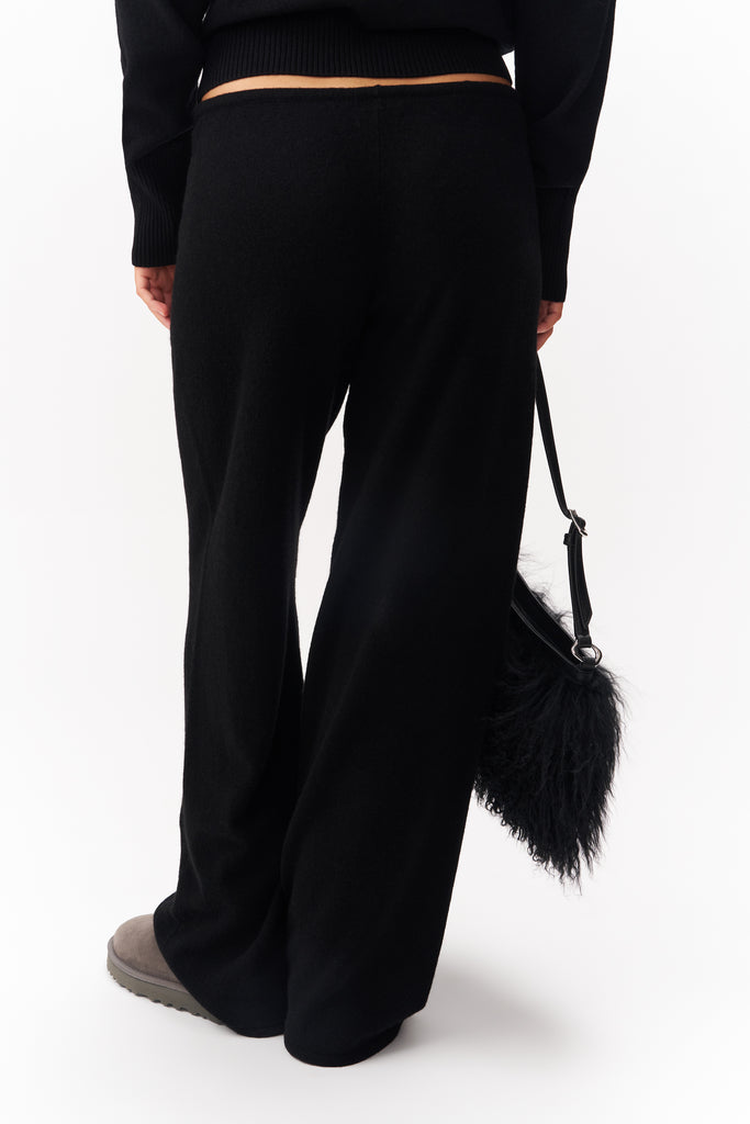 GRACE CASHMERE PANT IN BLACK