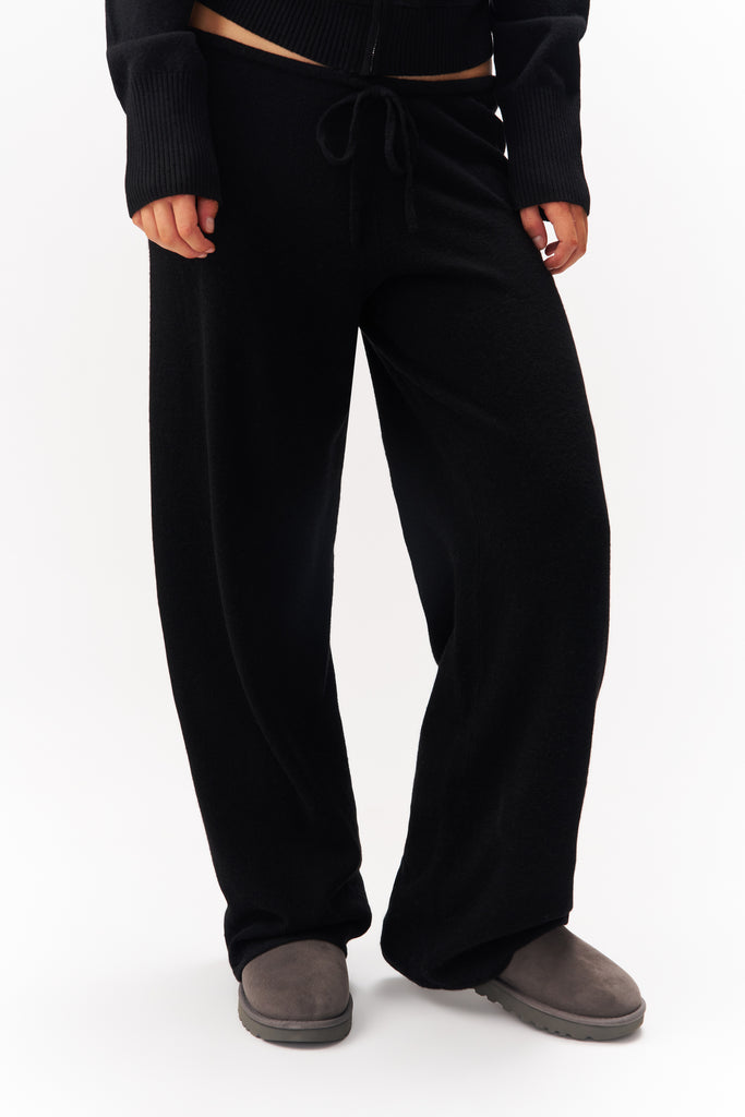 GRACE CASHMERE PANT IN BLACK