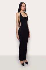 HALTER BACKLESS GOWN