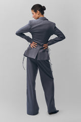 Athalia Trouser in Stone Grey