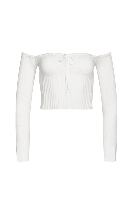 Bayberi Sweater in White