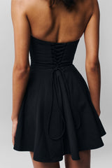 Juliette Halter Dress in Black