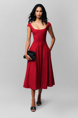 Leila Dress in Red Love