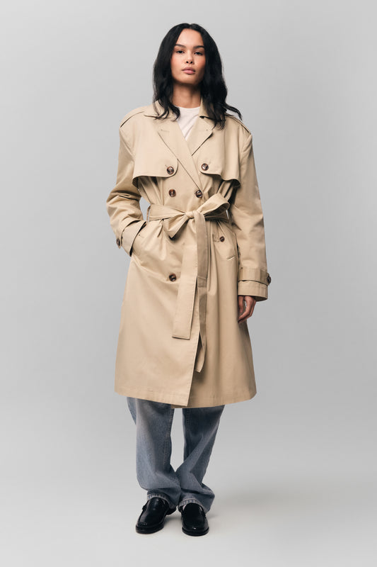 Classic Trench Coat in Khaki