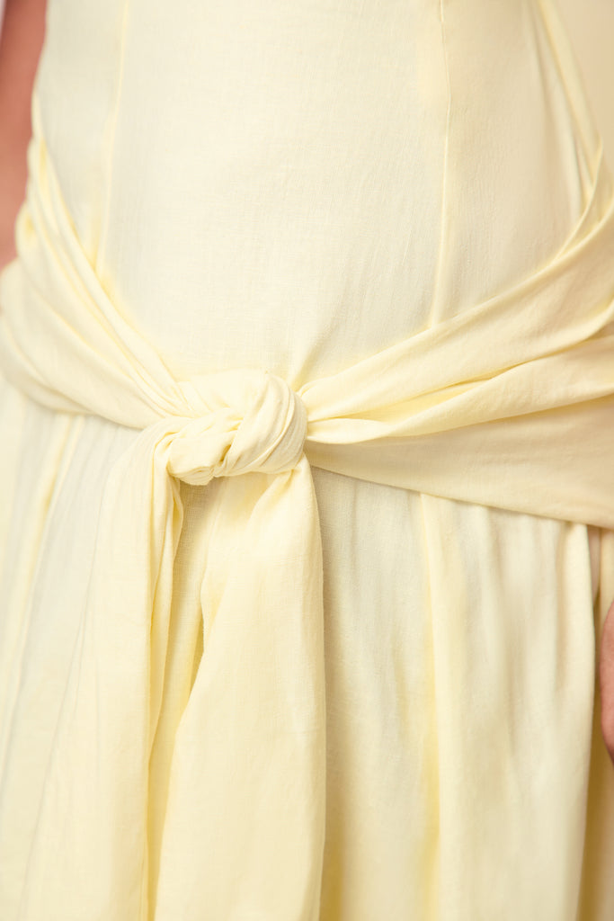 Victoire Dress in Honey Butter