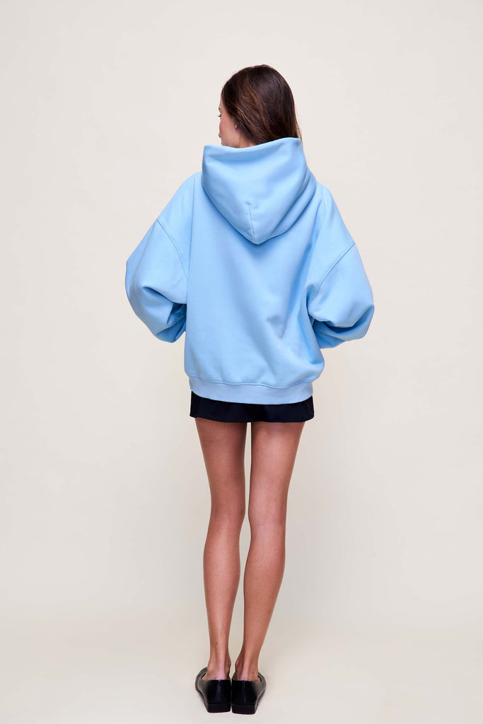 Guizio Pullover Hoodie in Darling Blue
