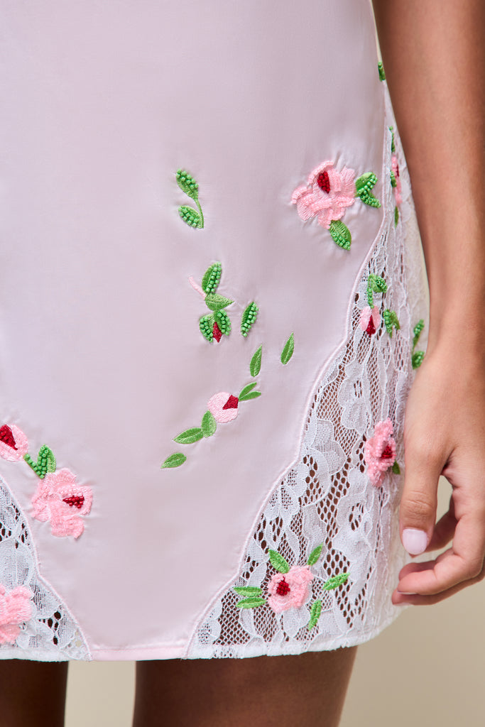 Sorrento Mini Dress in Ballet Slipper 