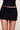 Micro Mini Denim Skirt in Black 