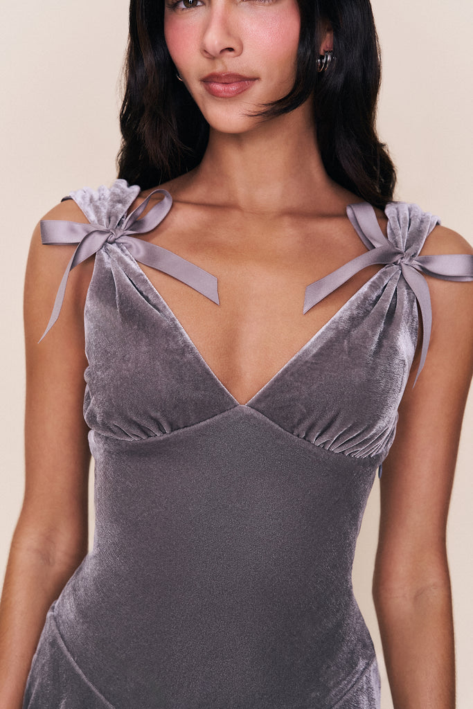 Aria Velvet Mini Dress