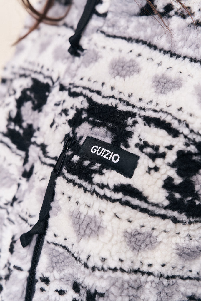 Guizio Sherpa Zip Up Jacket