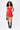 Juliette Twill Halter Dress in Red Love