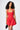 Juliette Twill Halter Dress in Red Love