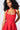 Juliette Twill Halter Dress in Red Love