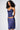 Paloma Satin Skirt in Navy