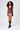 Ara Lace Trim V-Neck Top in Espresso