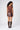 Ara Lace Trim V-Neck Top in Espresso