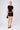 The Sweet Cardigan in Black Red Love Mini Dot