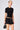 The Sweet Cardigan in Black Red Love Mini Dot
