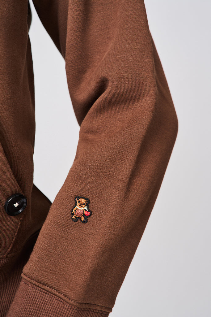 Guizio Shrunken Hoodie - Pattern Mix