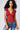 Ara Lace Trim V-Neck Top in Bordeaux