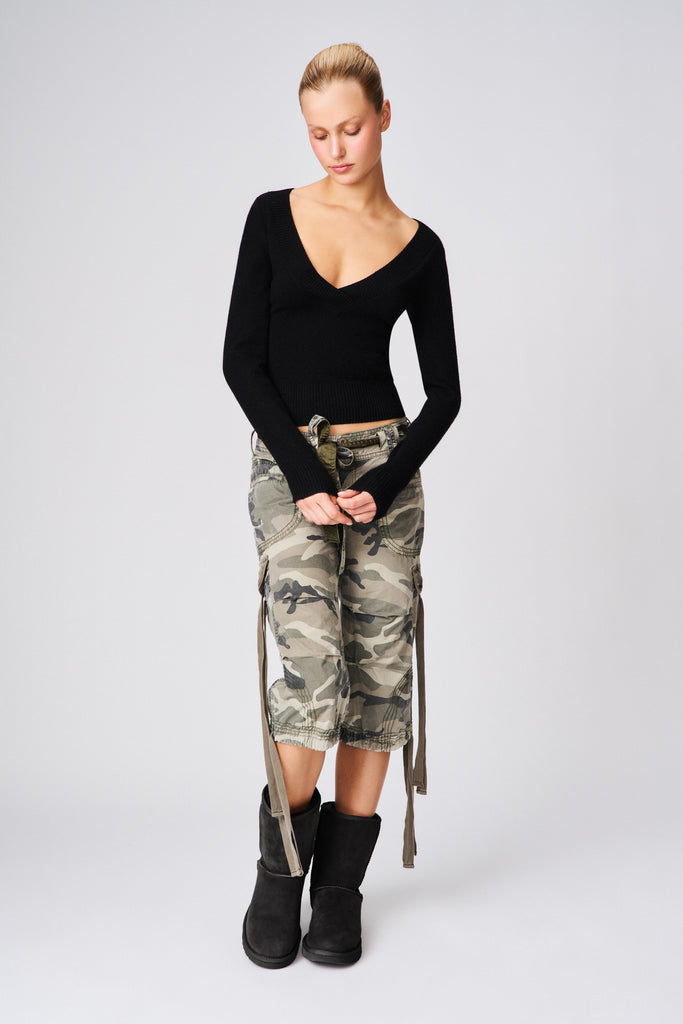 Cargo Capri Pant
