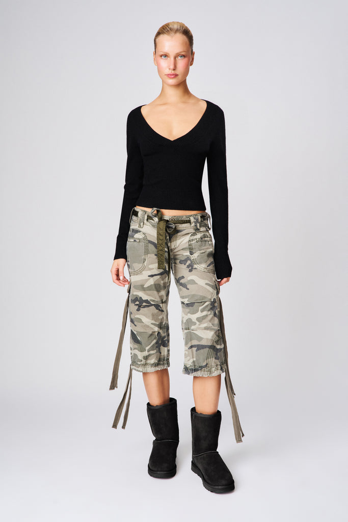Cargo Capri Pant